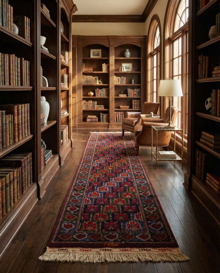 2' 7 x 8' 8 Beshir Runner Rug