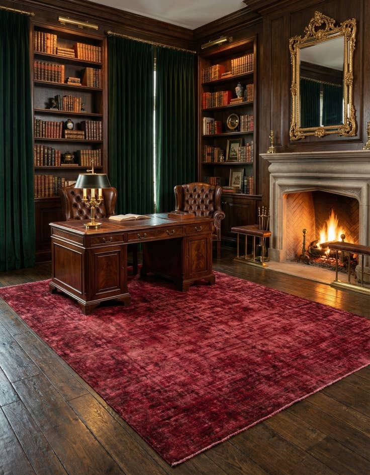 Detail image of 9' 11 x 12' 1 Vintage Royal Wool Rug