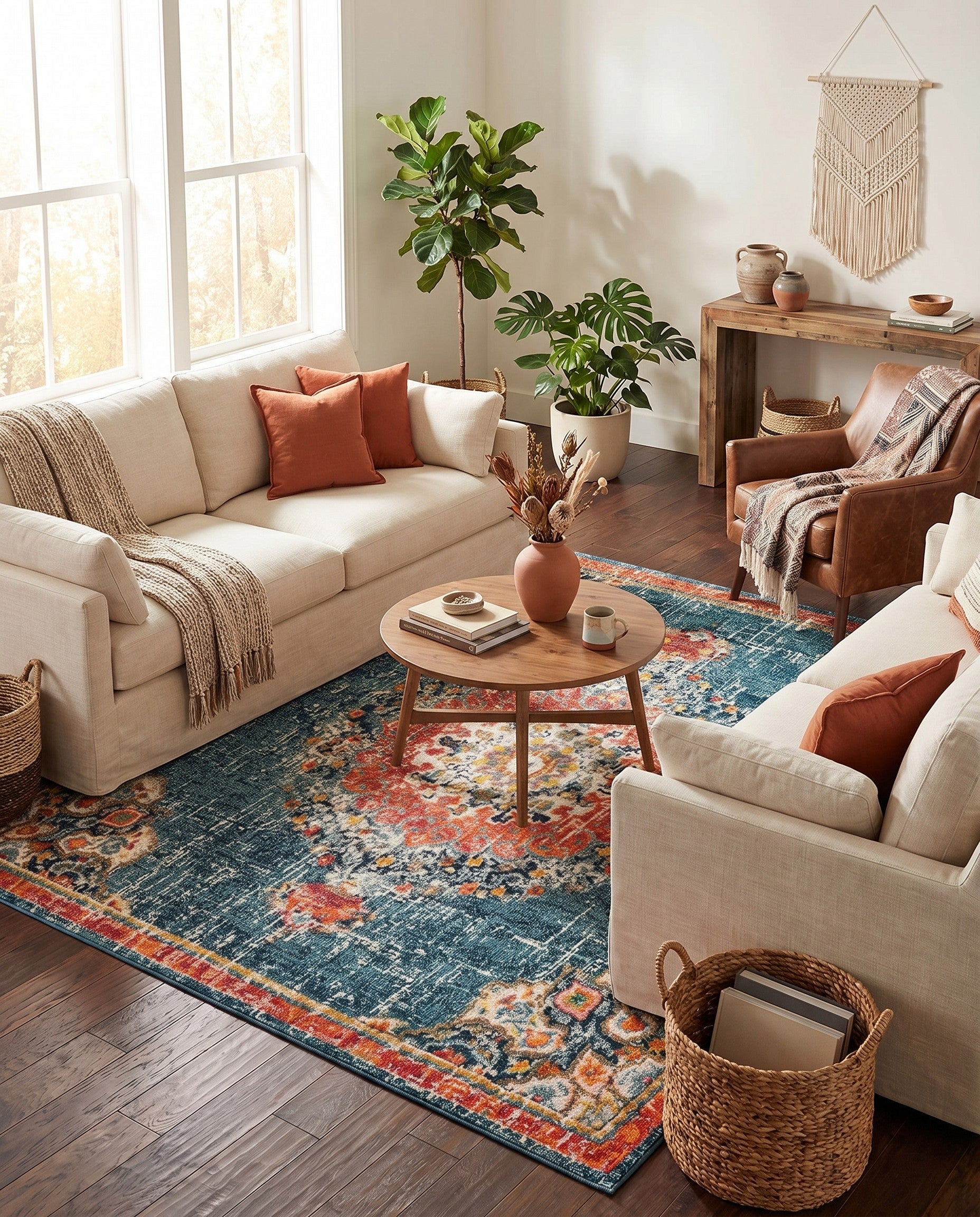 7' 10 x 7' 10 Carrington Square Rug