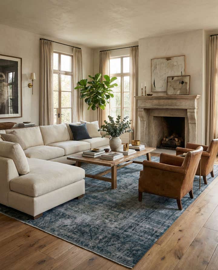 8' 7 x 13' 2 Hand Knotted Ultra Vintage Persian Wool Rug