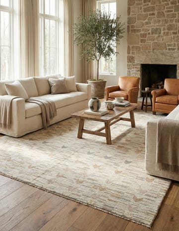 10' 3 x 14' Hand Knotted Beni Marok Rug