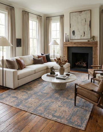 9' 1 x 12' 7 Hand Knotted Ultra Vintage Persian Wool Rug