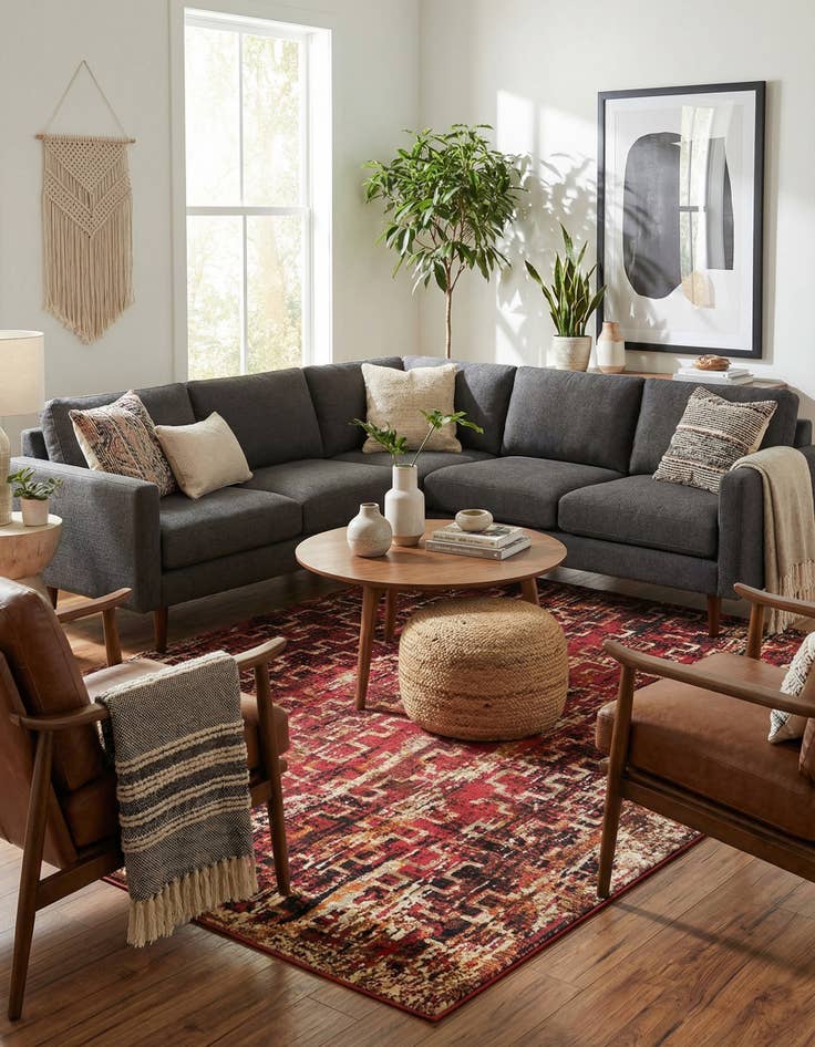 Detail image of 9' x 12' Saturn Rug