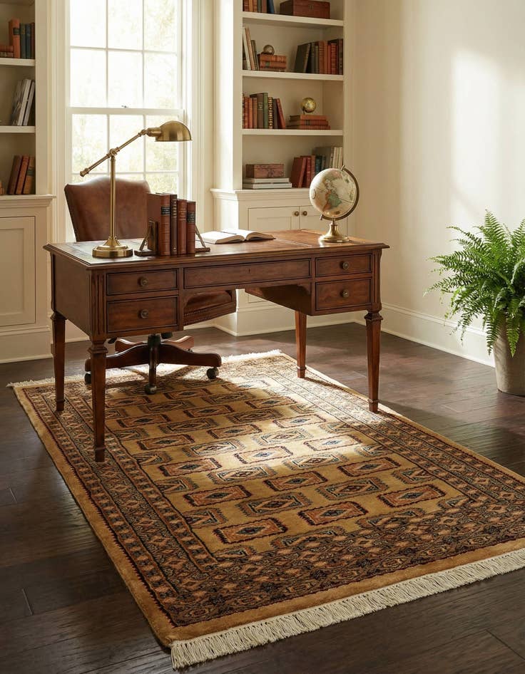 Detail image of 2' 7 x 4' 4  Hand Knotted Bokhara Rug