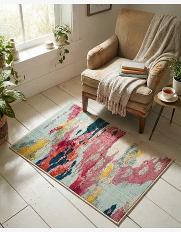 2' x 3' Washable Hyacinth Rug
