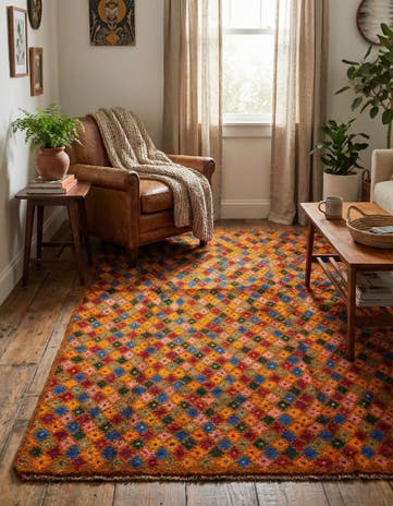 3' 9 x 5' 8 Hand Knotted Balouch Wool Rug