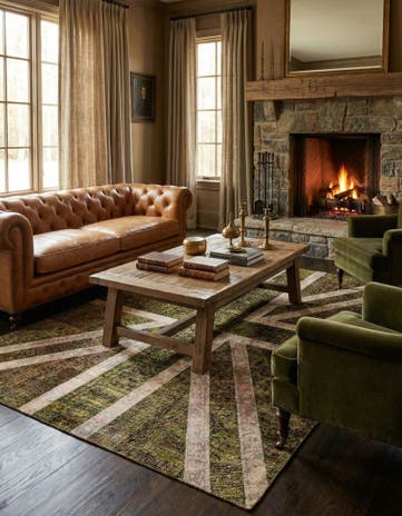 6' 7 x 9' 8 Hand Knotted Ultra Vintage Persian Wool Rug