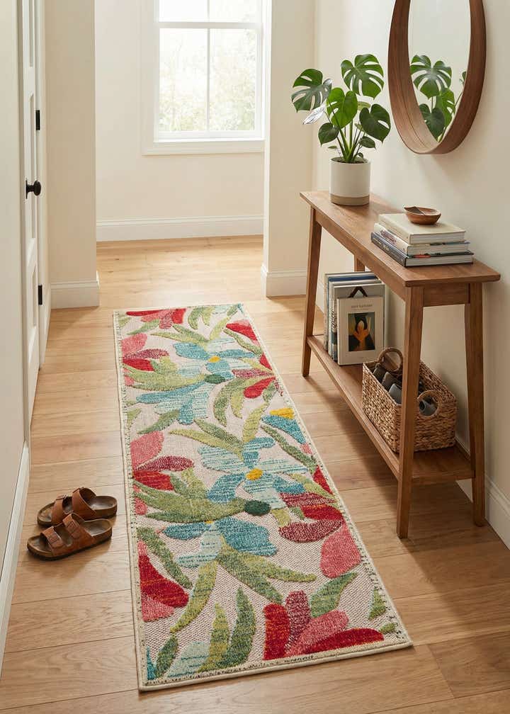 2' x 6' Easy-Clean Casablanca Indoor / Outdoor Runner Rug