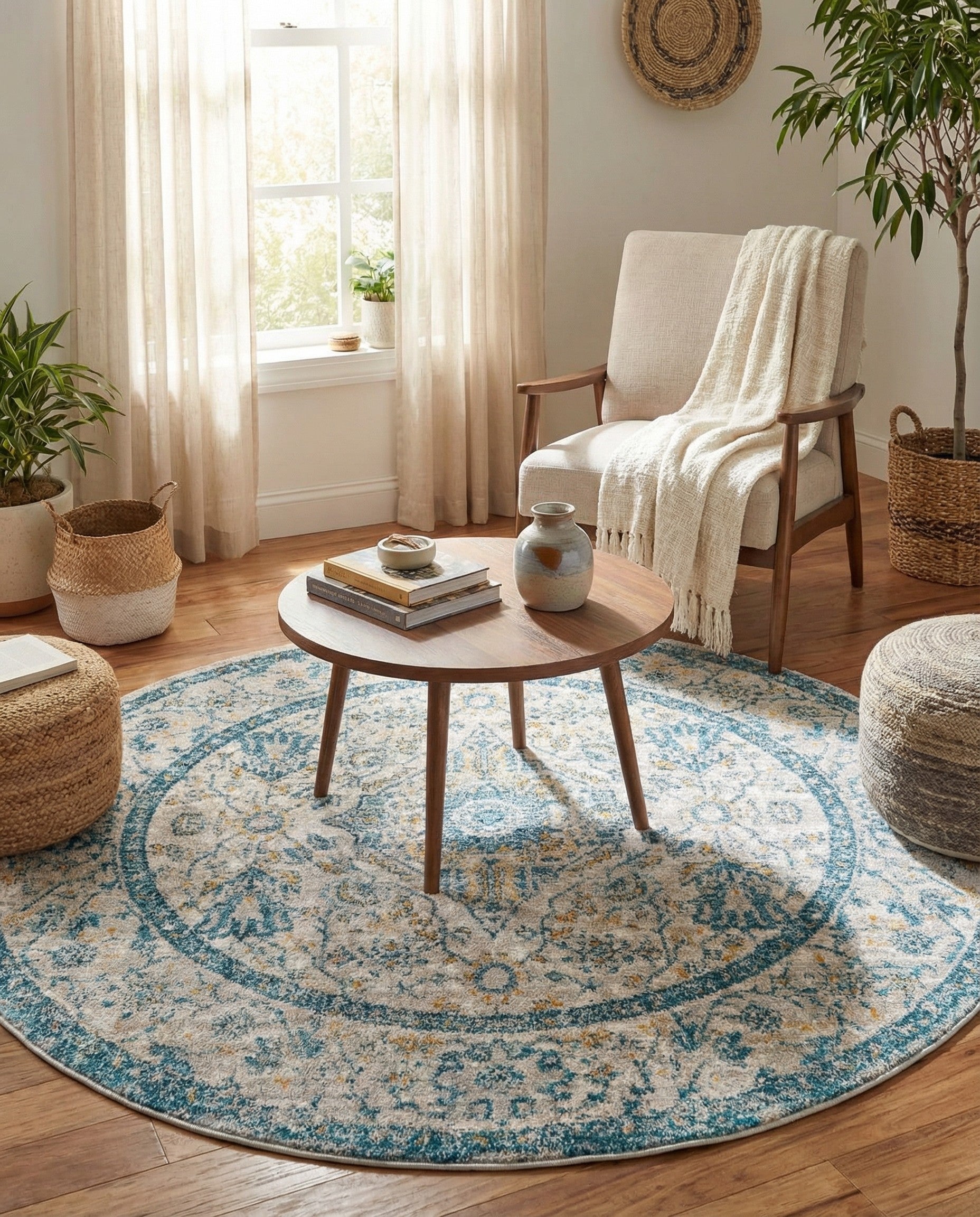  5' 2 x 5' 2 Lola Round Rug