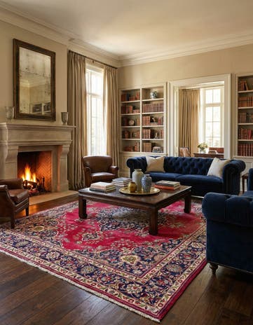 9' 9 x 13' Hand Knotted Tabriz Persian Wool Rug