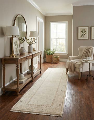 2' 8 x 10' Hand Knotted Darya Wool Runner Rug