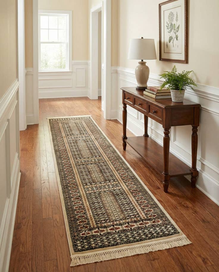 Detail image of 2' 7 x 12' Bokhara Runner Rug