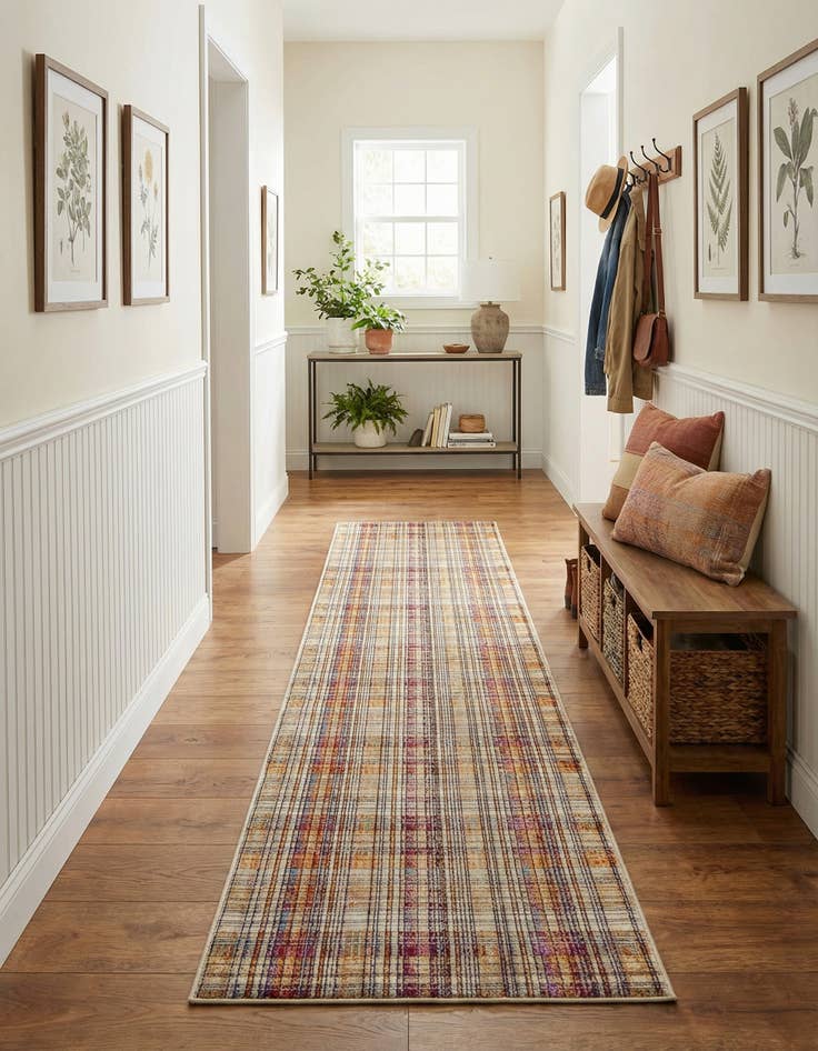 Detail image of 2' 6 x 12' Deepa Runner Rug