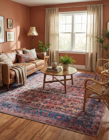 7' 10 x 7' 10 Washable Maahru Square Rug