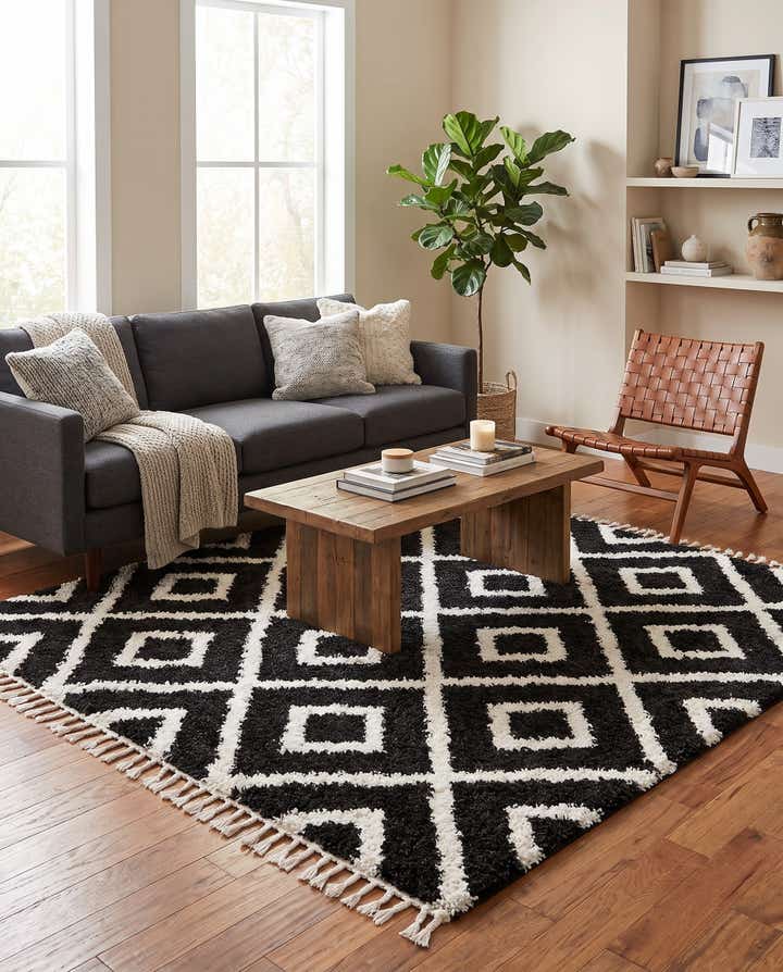 7' 10 x 7' 10 Lagom Shag Square Rug