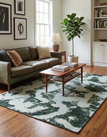 5' x 7' 8 Hand Knotted Ultra Vintage Persian Wool Rug