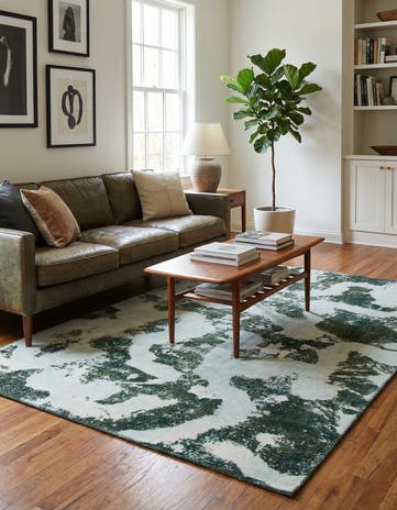 5' x 7' 8 Hand Knotted Ultra Vintage Persian Wool Rug