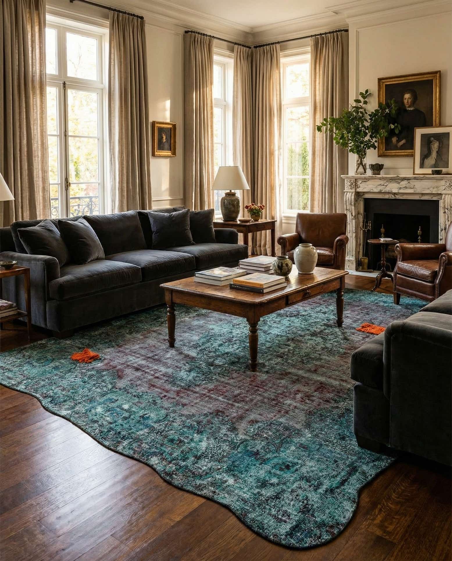 10' 1 x 13' 5 Hand Knotted Ultra Vintage Persian Wool Rug