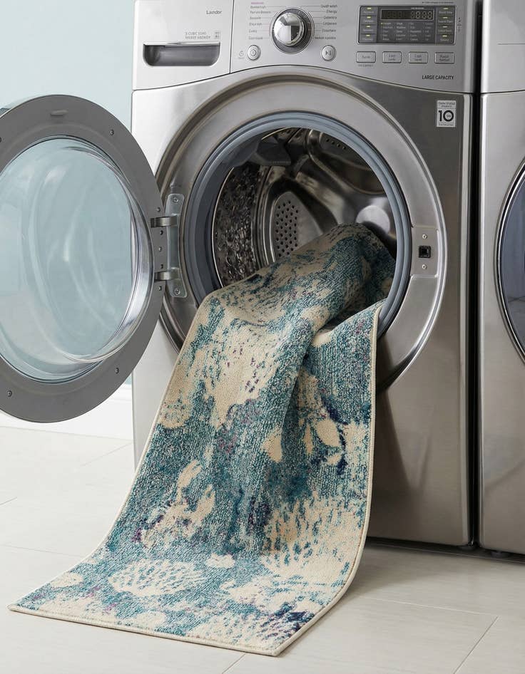 Detail image of 2' 2 x 6' 9  Washable Capri Runner Rug