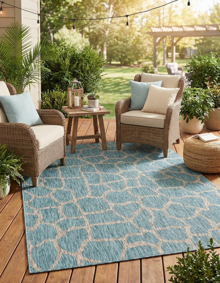 7' x 10' Easy-Clean Safari Indoor / Outdoor...