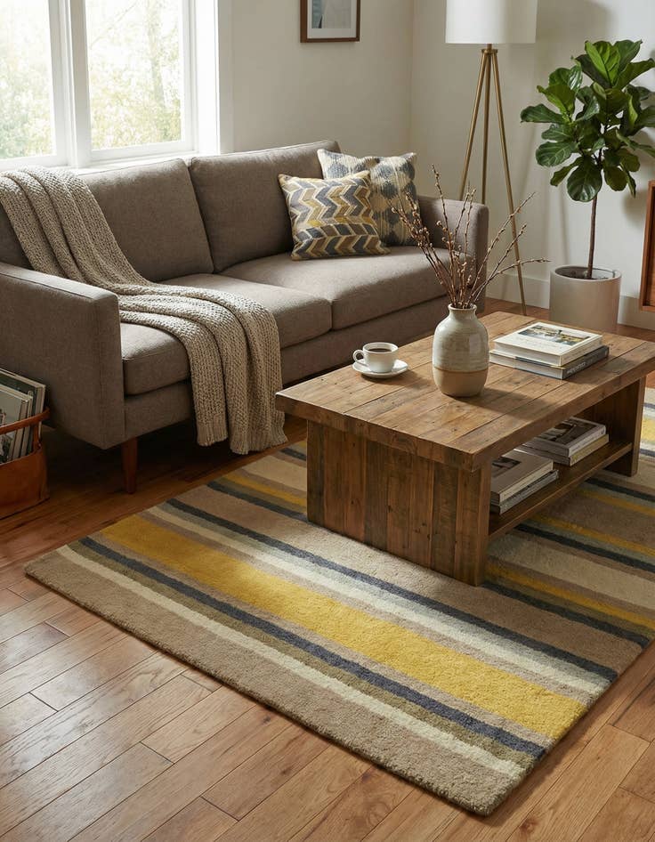 Detail image of 2' 8 x 4' 10 Luna Wool Rug