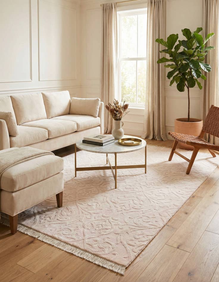 Detail image of 5' 5 x 7' 11  Hand Knotted Darya Wool Rug