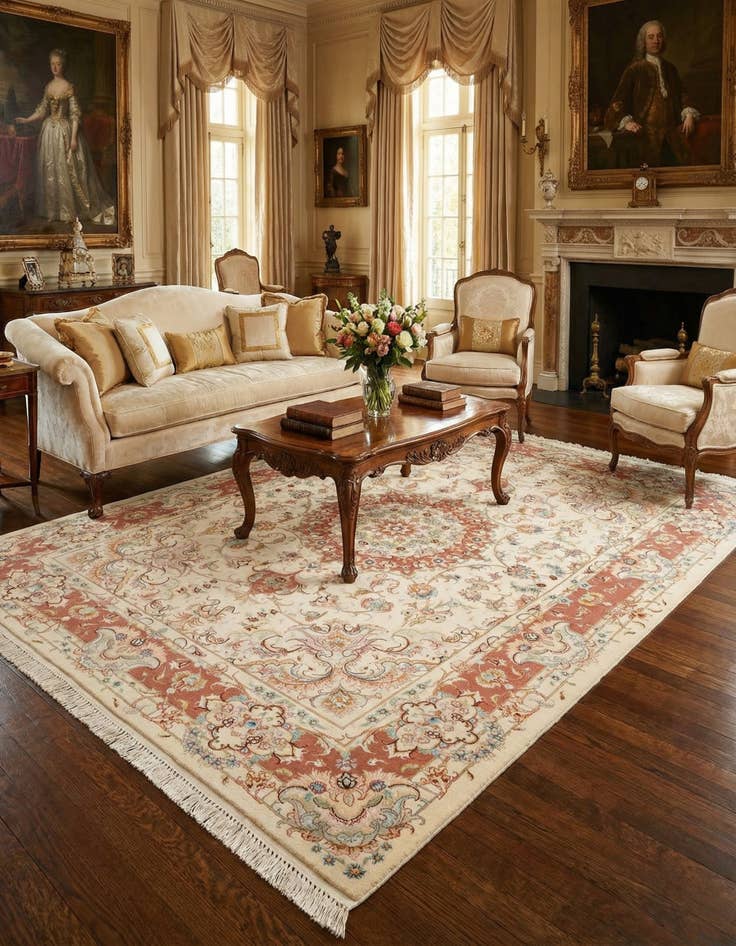 Detail image of 5' 1 x 7' 2 Tabriz Rug