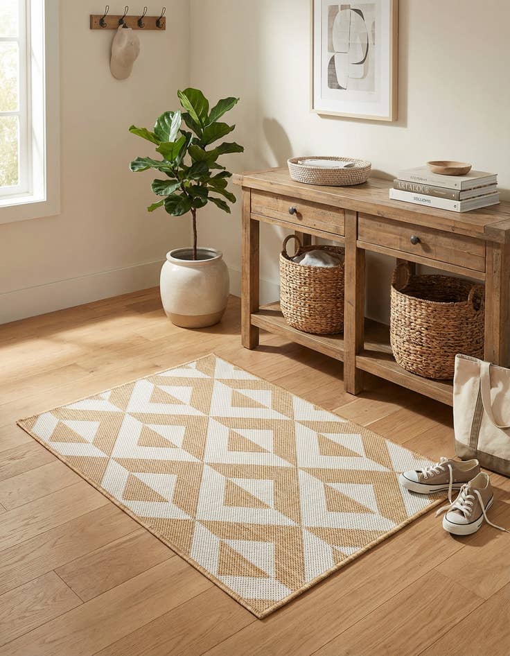 Detail image of 2' x 3'  Washable Jill Zarin Napa Indoor / Outdoor Rug