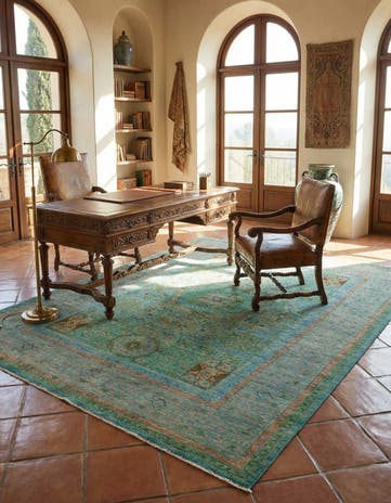 5' 2 x 6' 9 Mamluk Wool Rug