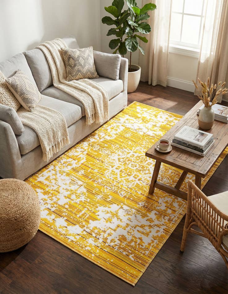 Detail image of 5' x 8' Easy-Clean Vista Breeze Indoor / Outdoor Rug