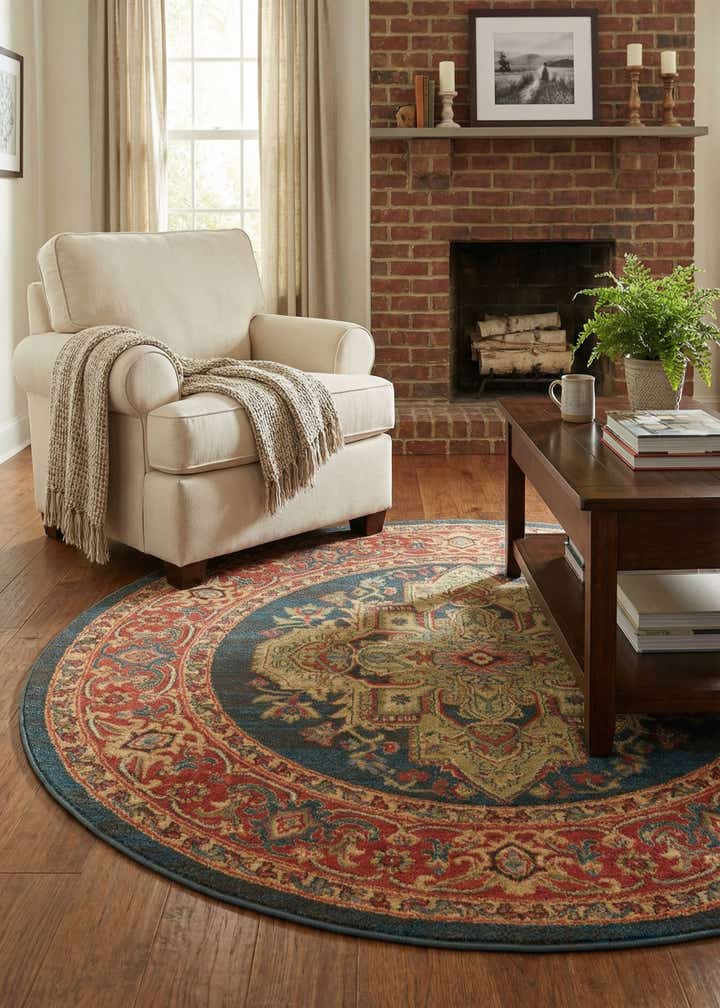 5' x 5' Sara Round Rug