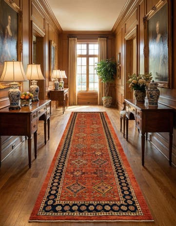 3' x 12' 10 Luribaft Wool Runner Rug
