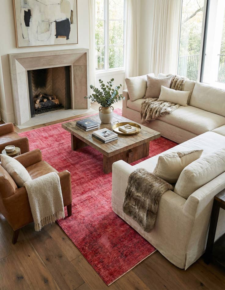 Detail image of 10' x 13' 4  Hand Knotted Ultra Vintage Persian Wool Rug