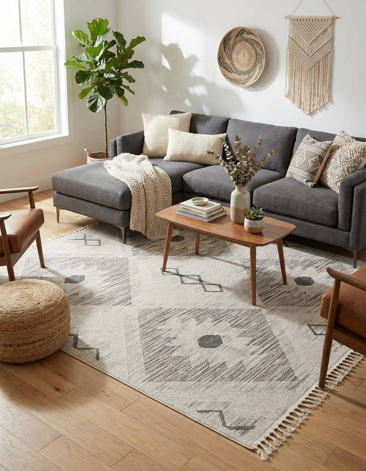 Detail image of 9' 10 x 9' 10 Arlo Square Rug