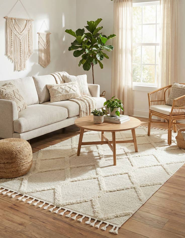 Detail image of 5' 3 x 8' Boho Rug