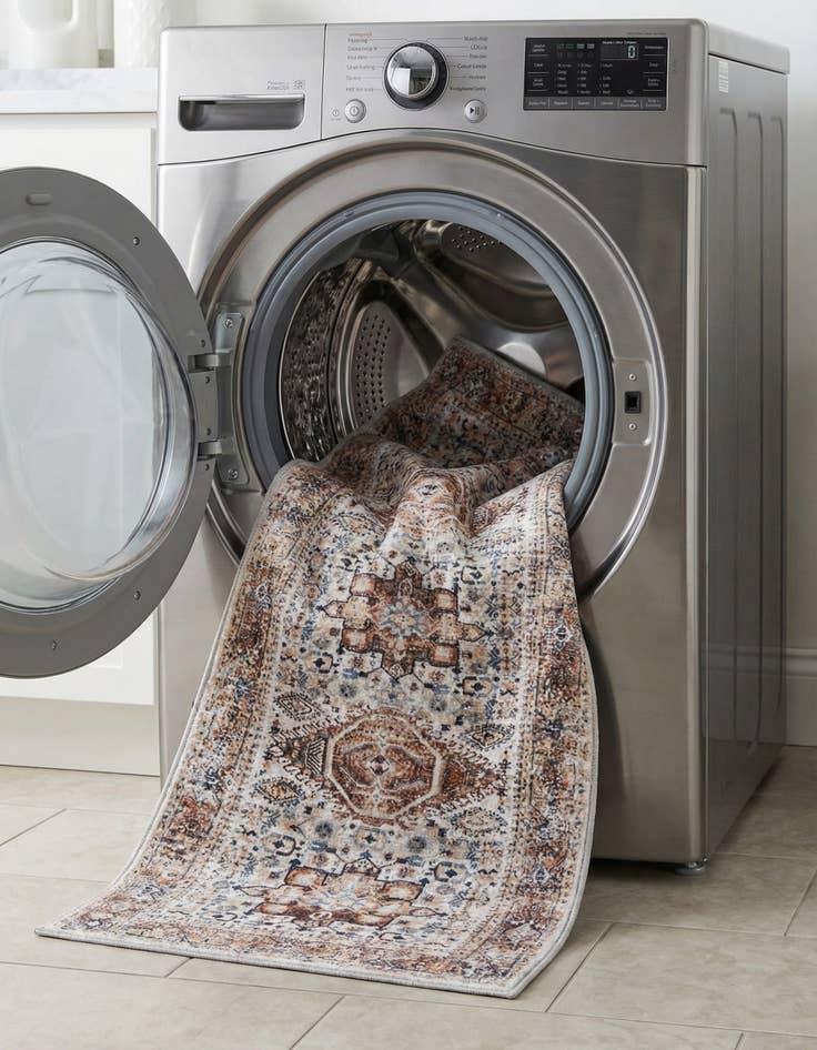 Detail image of 2' 11 x 19' 8  Washable Yara Runner Rug