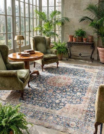 9' 5 x 12' 7 Vintage Royal Wool Rug