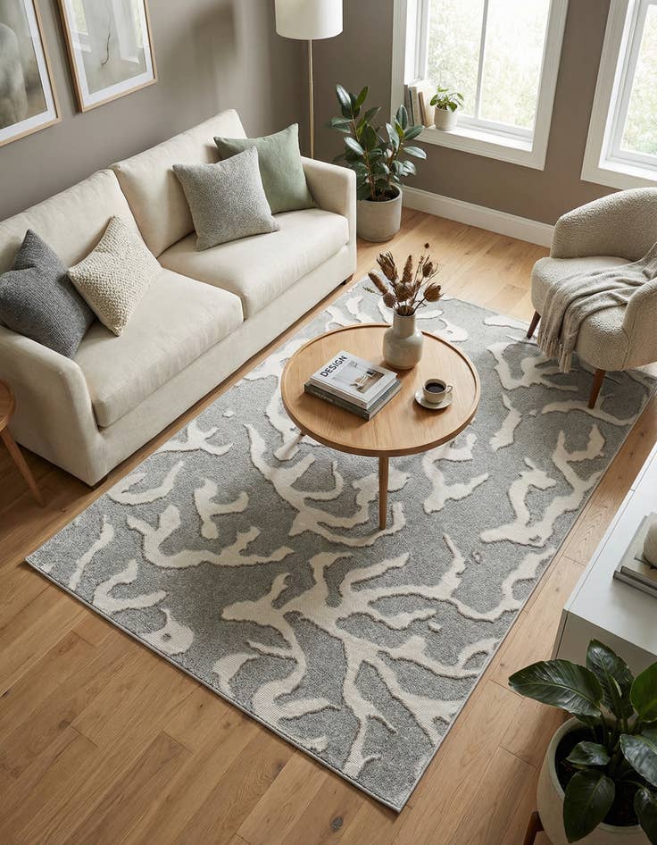 Detail image of 6' x 9' Easy-Clean Sabrina Soto Indoor / Outdoor Rug