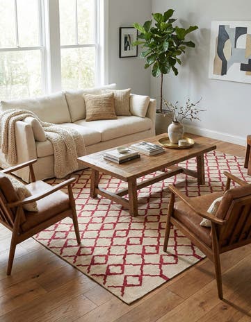 6' 11 x 9' 8 Hand Woven Kilim Modern Wool Rug