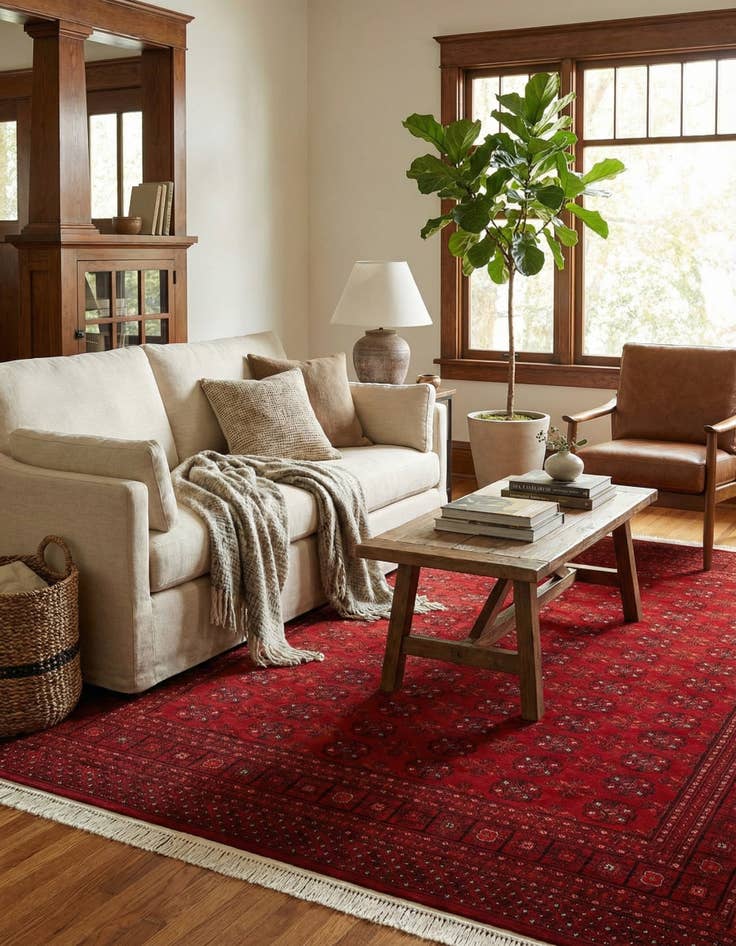 Detail image of 7' 10 x 11' Bokhara Rug