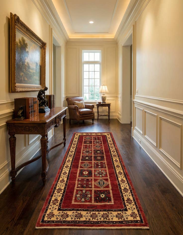 Detail image of 2' 9 x 7' 1 Kashkuli Runner Rug