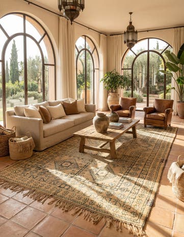 6' 11 x 12' 2 Berber Rug