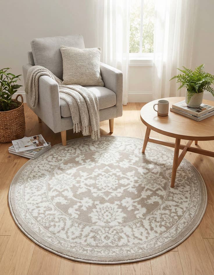 Detail image of  3' x 3' Charlotte Round Rug