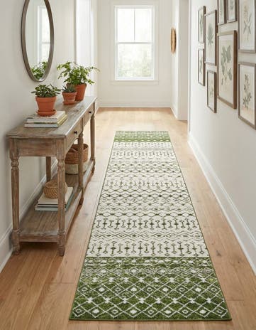 3' 3 x 16' 5 Moroccan Trellis Runner Rug