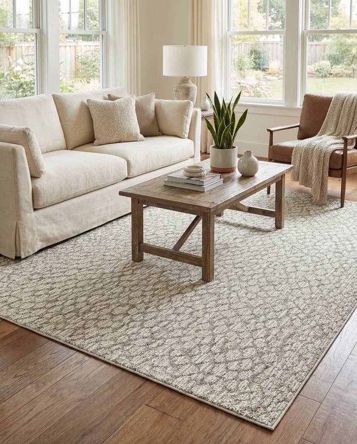 Detail image of 5' 3 x 8' Easy-Clean Safari Indoor / Outdoor Rug