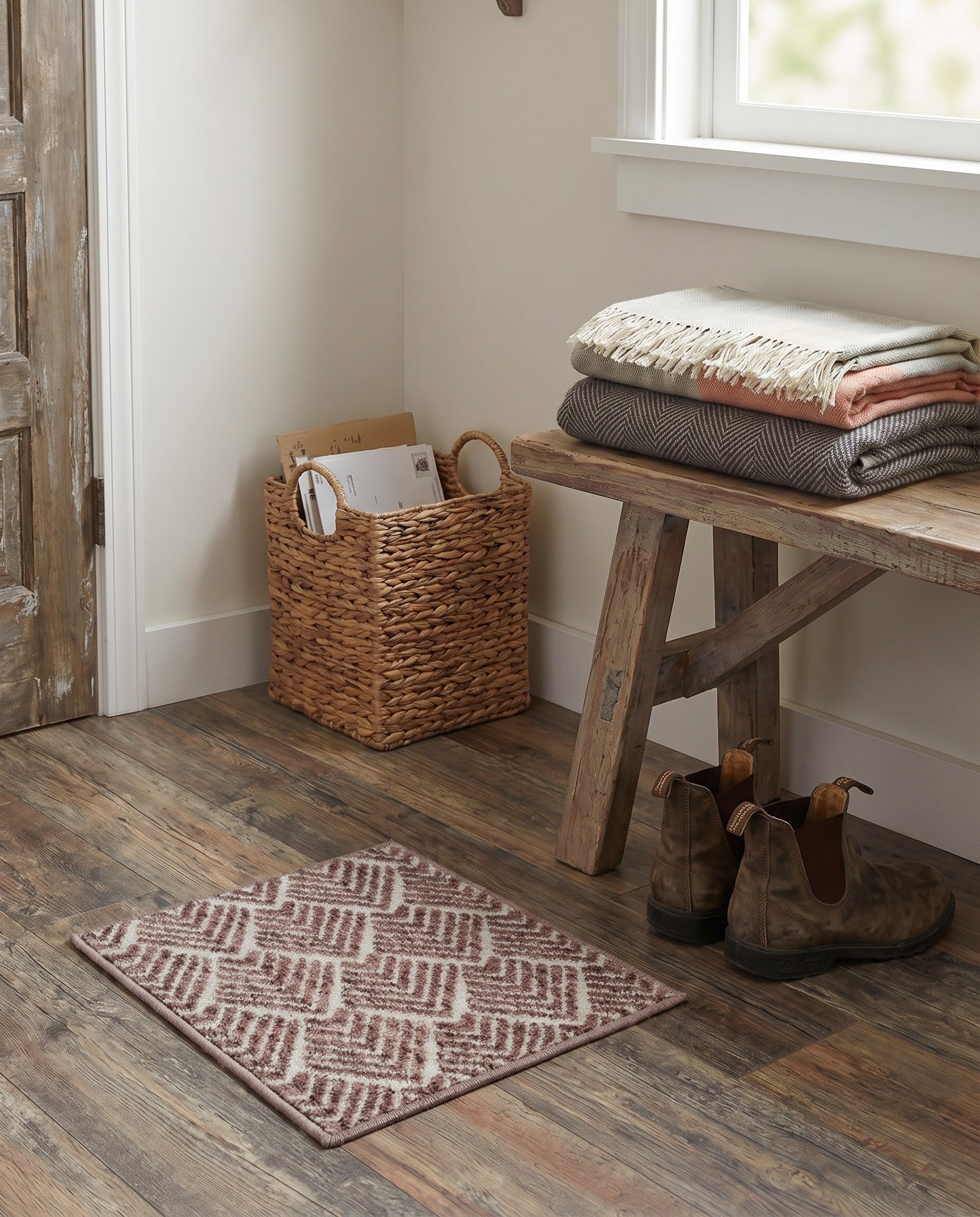 1' 4 x 1' 4 Eco Trellis Sample Rug