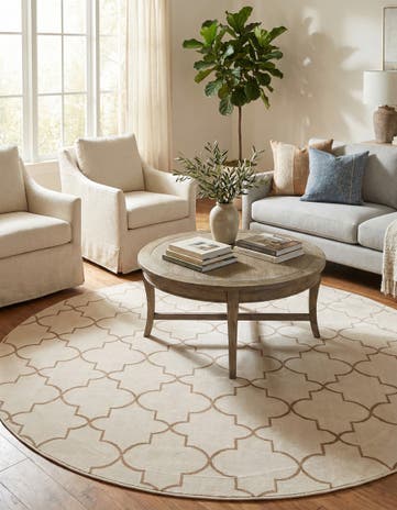Jill Zarin 7' 10 x 7' 10 Uptown Lincoln Center Round Rug