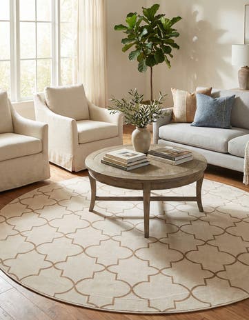 Jill Zarin 7' 10 x 7' 10 Uptown Lincoln Center Round Rug