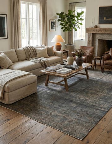 9' 9 x 12' 1 Hand Knotted Ultra Vintage Persian Wool Rug