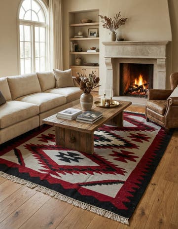8' 1 x 10' 5 Hand Knotted Darya Wool Rug